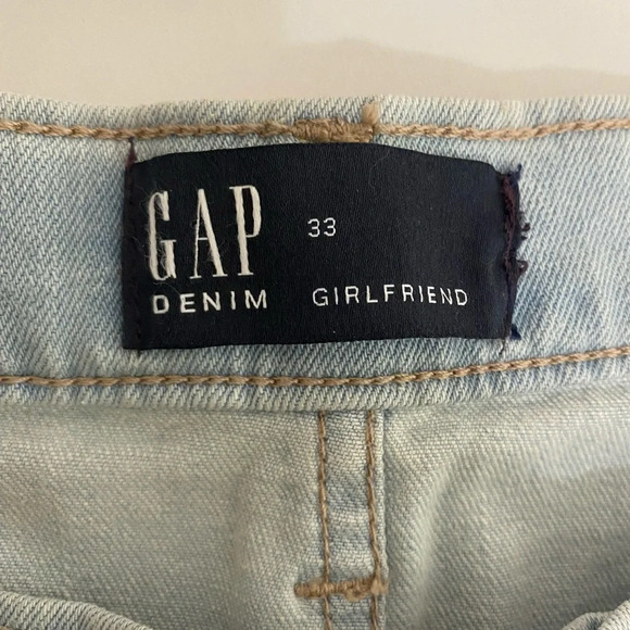 Gap Girlfriend Jeans -Stretch Mid Rise - Picture 10 of 11